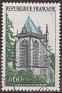 France 1971 Churches 60 ¢ Multicolor Scott 1310. Francia 1310. Uploaded by susofe